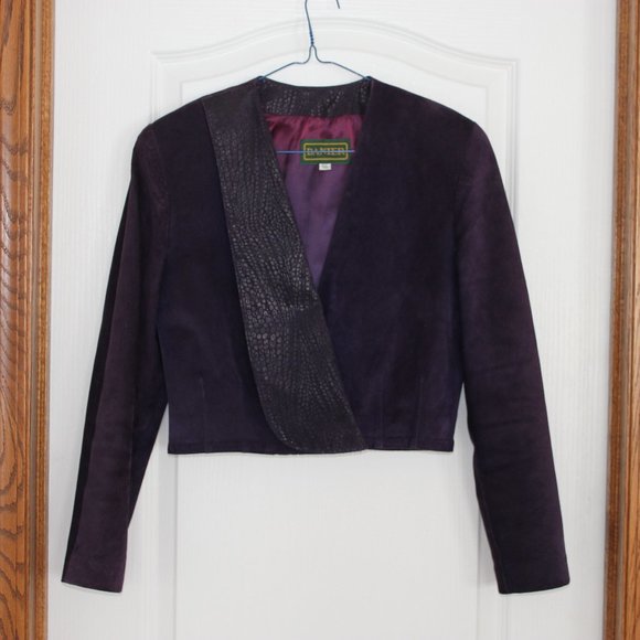 Danier Suede Crop Jacket - Picture 3 of 13